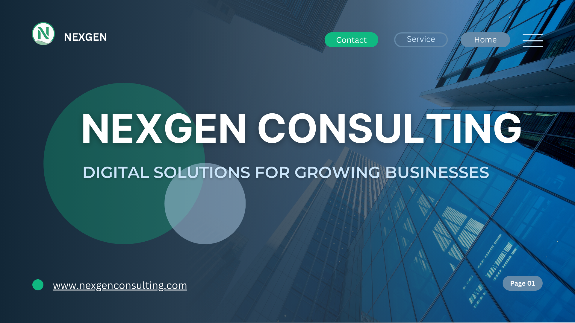 Blue White Modern Pitch Deck Presentation